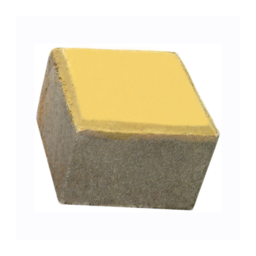 Gạch Block Lát Hè Tự Chèn - Gạch vuông nhân bát giác màu vàng